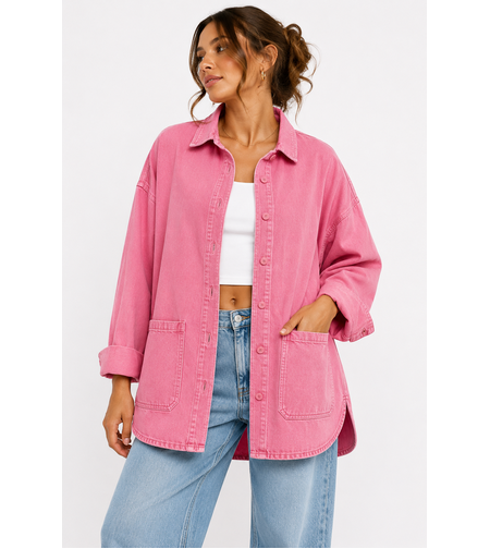 ASOS DESIGN деним риза-яке • L