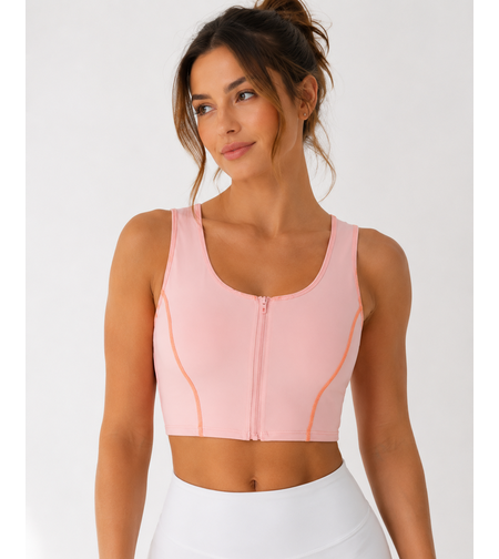 Guess Alice Active Топ с цип отпред • M