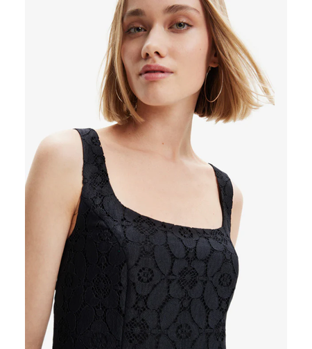 Desigual Newcastle Дантелена рокля • M