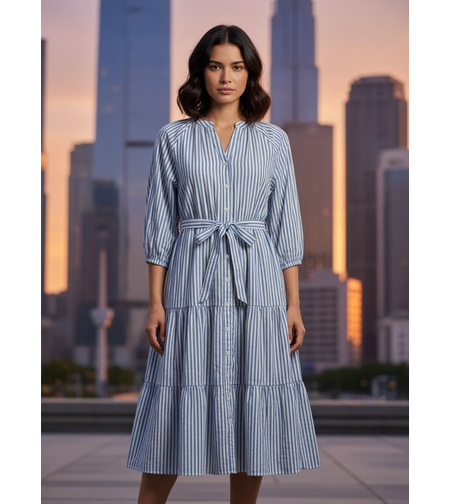 Levi’s райета midi рокля с колан Relaxed Fit / size M