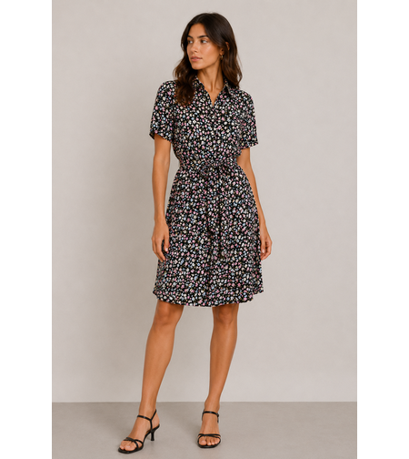 Vero Moda Флорална риза рокля • M