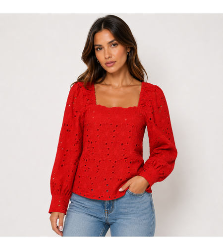 Vero Moda блуза Ribbon Red • M