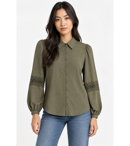 Vero Moda зелена риза • M
