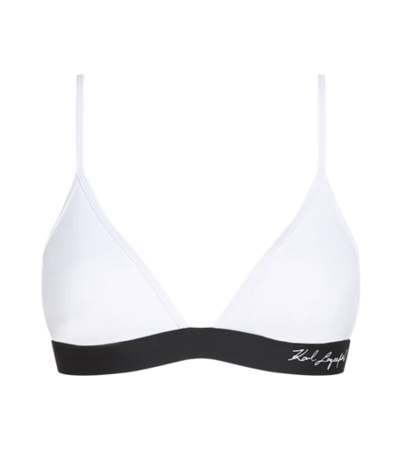 Karl Lagerfeld Signature Bikini Top • M