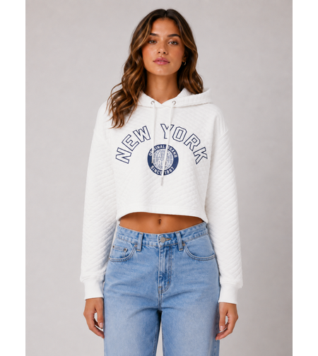 AÉROPOSTALE Cropped суичър • M