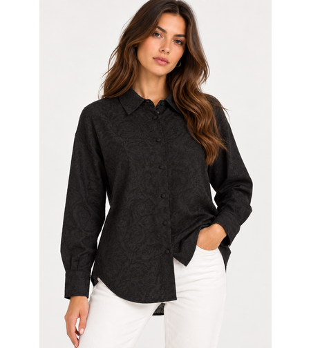 Vero Moda Жакардова риза oversized • M
