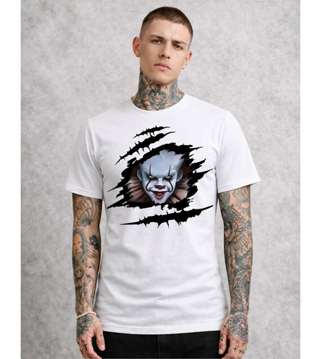 Тениска с артистичен визуален ефект