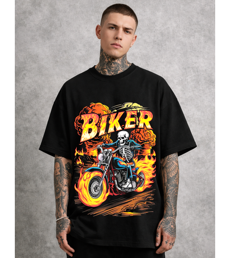 Oversized - Тениска с визуален ритъм