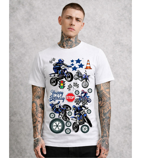 Тениска с оригинално художествено решение