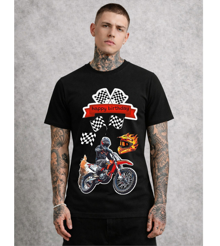 Тениска с силен визуален характер