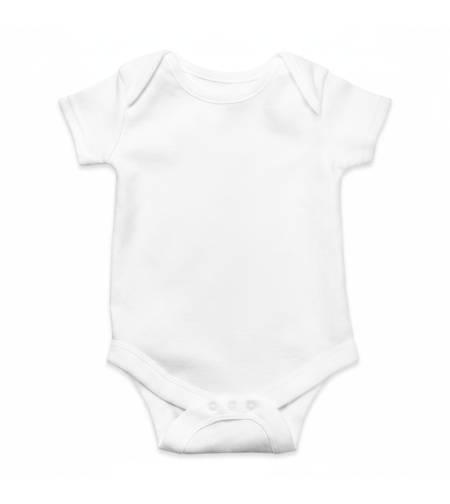 Персонализирай бебешко боди с твой дизайн, изглед отпред.