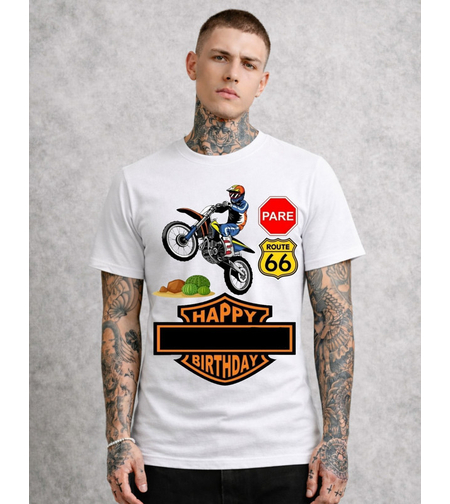 Тениска с модерен визуален баланс