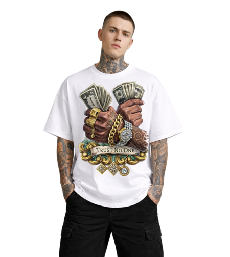 Oversized - Тениска с графичен детайл