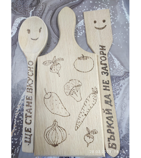 Гравирана дъска с пожелание-71