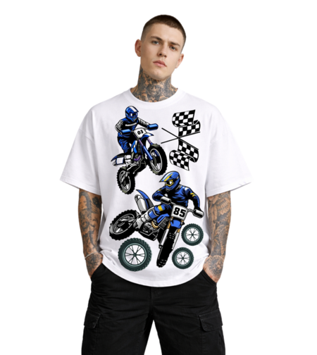 Oversized - Тениска с акцентен елемент