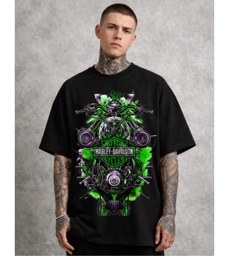 Oversized - Тениска с графичен символ