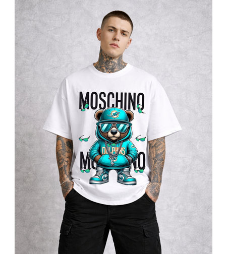 Oversized - Тениска със символна графика