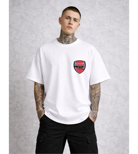 Oversized - Тениска с графичен контур