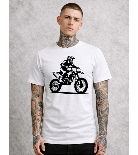 Тениска с изразителен принт