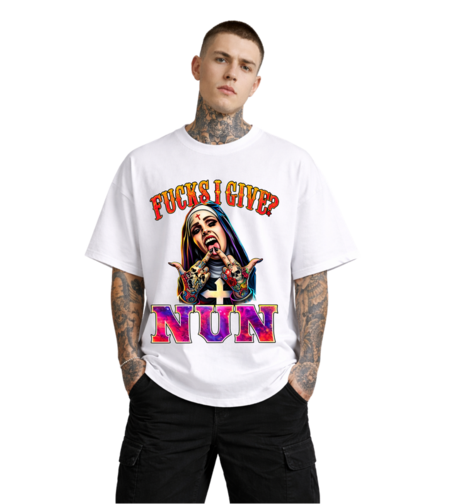 Oversized - Тениска със символен образ