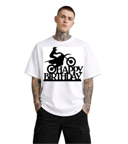 Oversized - Тениска с графична илюстрация