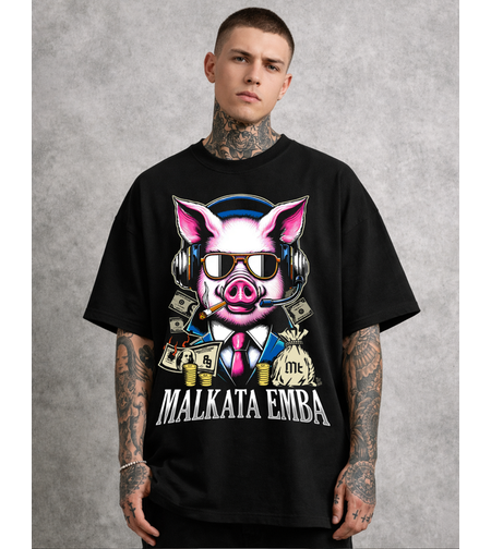 Oversized - Тениска с визуална структура