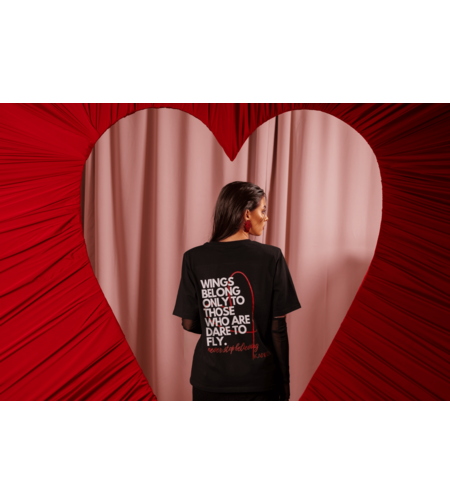 T-shirt Wings - black