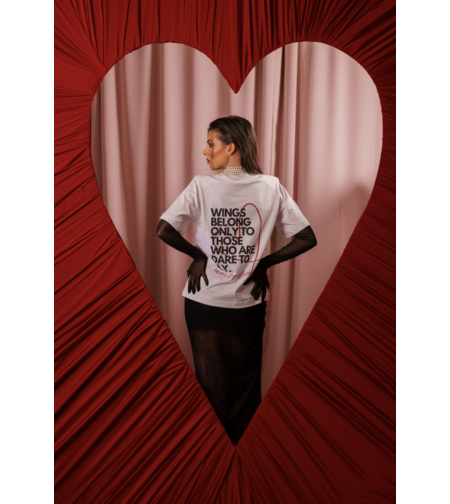 T-shirt Wings - white