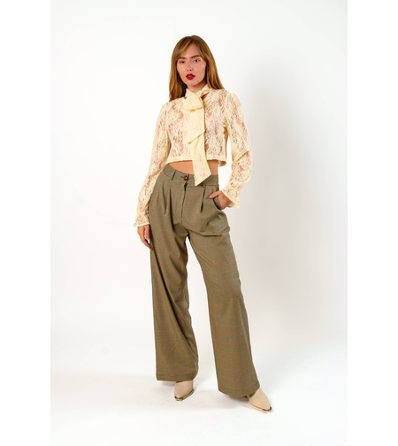 Viviene grid pants