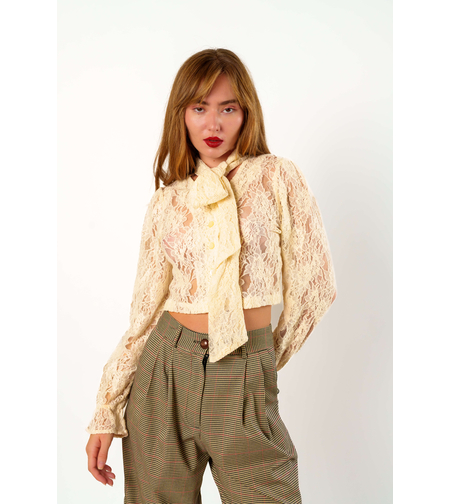 Дантелена блуза Ivory whisper