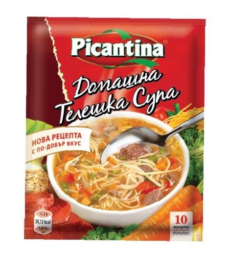 Супа домашна телешка 34 г