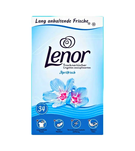Ароматизиращи кърпички за сушилня Lenor Aprilfrisch 34 бр.