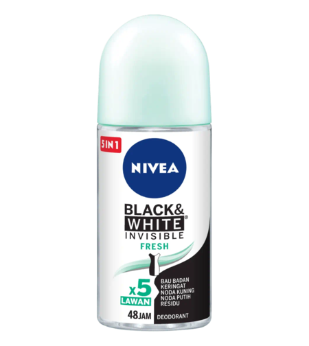 NIVEA DEO ROLL`ON 50 ML BLACK & WHITE FRESH