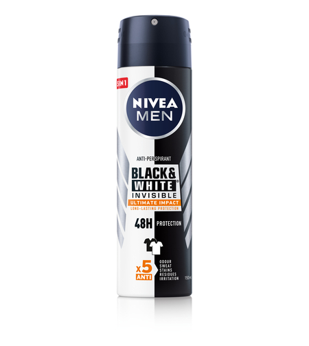 NIVEA DEO 150ml MEN INVISIBLE BLACK & WHITE ULTIMATE