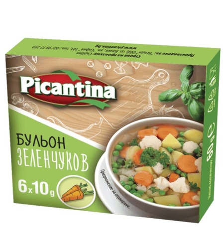 Пикантина Бульон зеленчуков 6×10 г НОВ