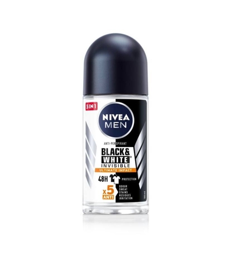 NIVEA DEO ROLL`ON 50 ML FOR MEN BLACK & WHITE ULTIMATE