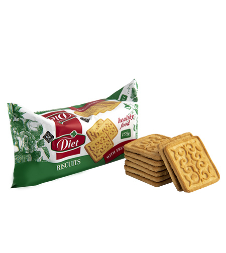 Бисквити с фруктоза 155 г (Украйна)