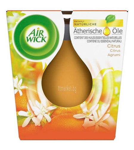 AIR WICK АРОМАТНА СВЕЩ 105гр CITRUS