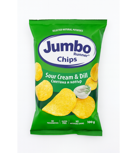 Jumbo Чипс сметана с копър 75 г