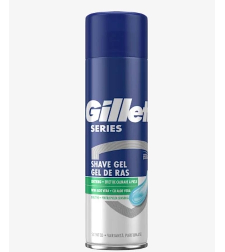 GILLETTE GEL SERIES 200 ml Sensitive Aloe