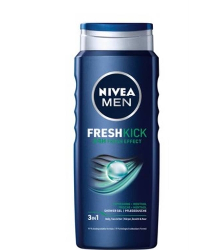 ДУШ ГЕЛ НИВЕЯ 500мл MEN КОСА И ТЯЛО FRESH KICK