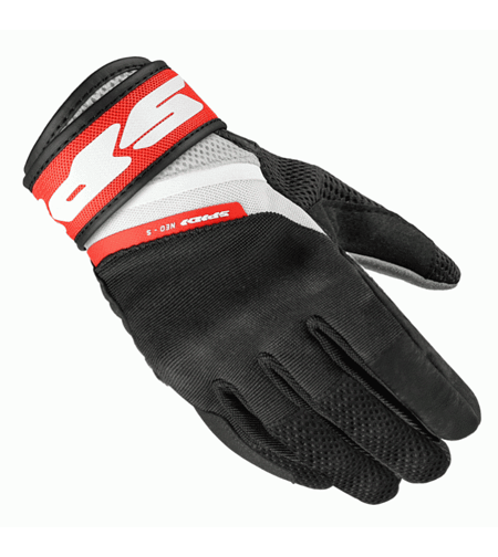 Текстилни мото ръкавици SPIDI NEO-S BLACK/RED