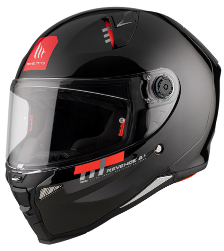 Каска MT REVENGE 2 S SOLID A1 GLOSS BLACK