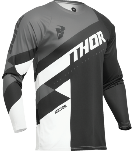 Мотокрос джърси THOR SECTOR CHECKER BLACK/GRAY