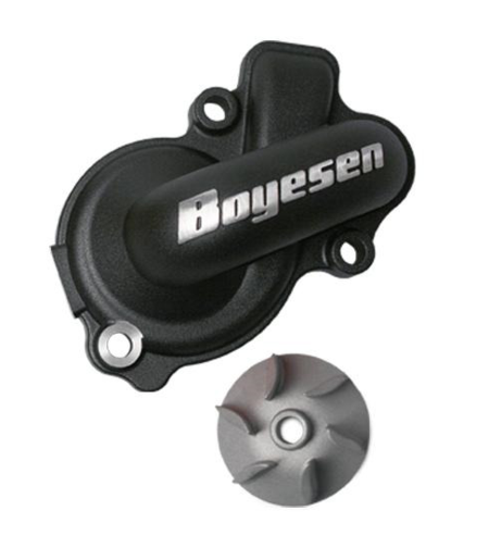 Комплект капак на водната помпа и работно колелоCOVER/IMP WATPUMP KTM Black