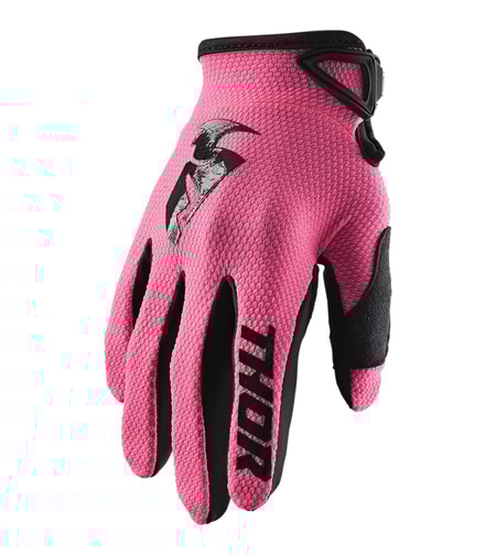 Дамски мотокрос ръкавици THOR WOMEN'S SECTOR PINK GLOVE