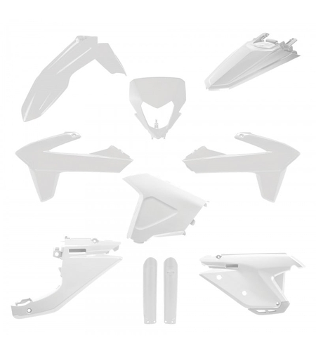 Комплект пластмаси POLISPORT Full Plastic Kit Sherco SE/SEF (2025) White