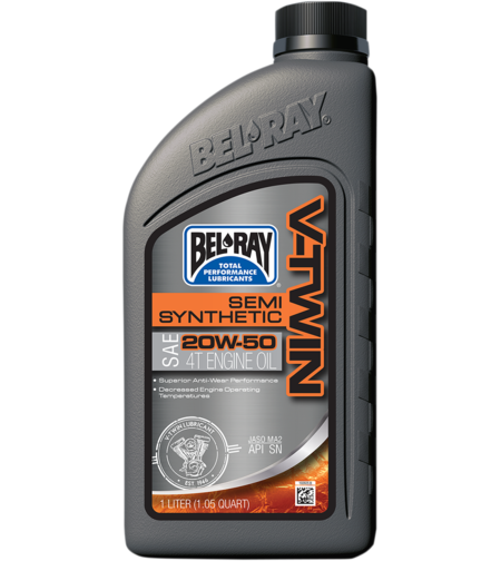 Масло BEL-RAY V-Twin Semi-Synthetic 4T 20W-50 1L