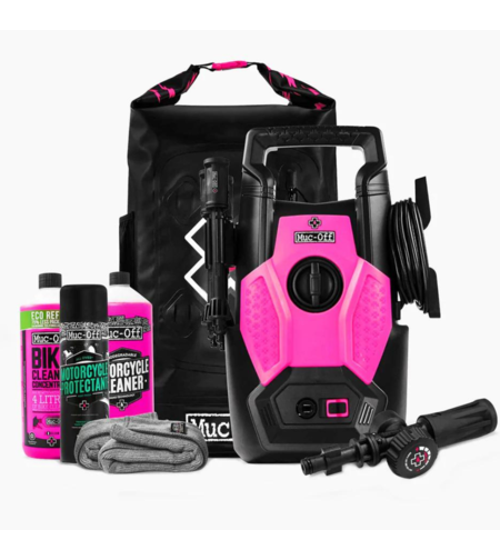 Водоструйка в комплект с препарати за почистване на мотоциклети Muc-Off 20212