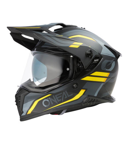 Каска O'NEAL A-SRS SPIKE BLACK/GRAY/YELLOW